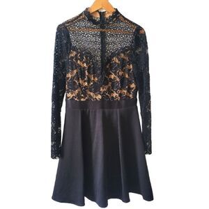 Nikibiki Lace Elegant Black Dress